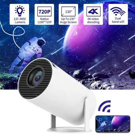 ویدئو پروژکتور قابل حمل HY300 | کیفیت HD و امکانات هوشمند
